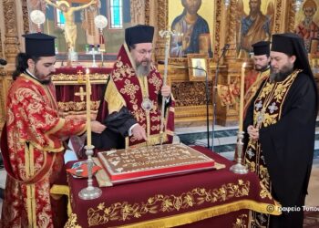 Κοπές Βασιλόπιτας Ιεράς Μητροπόλεως σε Μεσολόγγι και Αγρίνιο