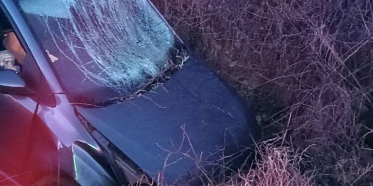 Εκτροπή ιχ κοντά στη διασταύρωση Λεπενούς Αγρινίου