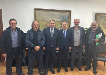 Συνάντηση του Θανάση Παπαθανάση με τον Υφυπουργό Αγροτικής Ανάπτυξης και Τροφίμων Χρήστο Κέλλα. “Διαρκώς στο πλευρό των κτηνοτρόφων”