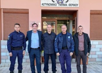 Επισκέψεις σε υπηρεσίες πραγματοποίησε στο Θέρμο ο Γραμματέας Στρατηγικού Σχεδιασμού και Επικοινωνίας της Ν.Δ Βασίλης Φεύγα