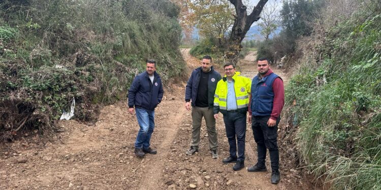 Επίσκεψη Θανάση Μαυρομάτη σε ρέματα της ΔΕ Αστακού του Δήμου Ξηρομέρου