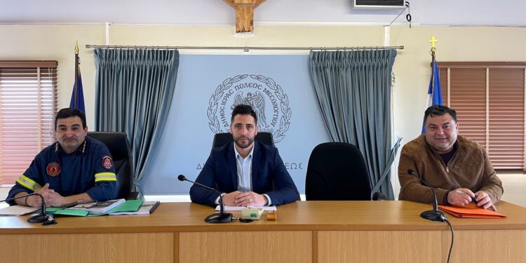 Συντονιστική σύσκεψη για την αντιμετώπιση εκτάκτων αναγκών-σεισμούς στον Δήμο Μεσολογγίου