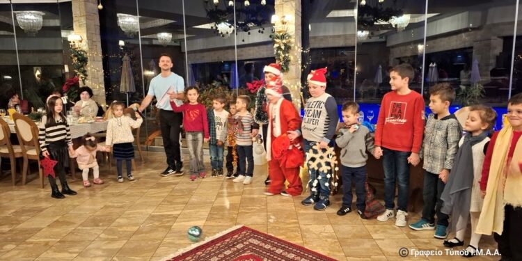 Πρωτοχρονιάτικη εκδήλωση για τα παιδιά των ιερέων και των υπαλλήλων της Ι. Μ. Αιτωλοακαρνανίας