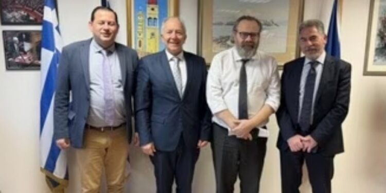 Συνάντηση Αντιπεριφερειάρχη Θ. Βασιλόπουλου με τον Υφυπουργό Ναυτιλίας Στέφανο Γκίκα