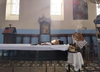 Αμφιλοχία :Εξόδιος ακολουθία μακαριστού Μοναχού Θεοκλήτου