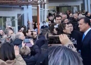Εργαζόμενοι του ΕΣΥ έριξαν νερό στον Άδωνι Γεωργιάδη – Ένταση σε Άρτα και Πάτρα