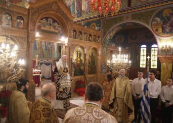 Η εορτή των Τριών Ιεραρχών στην Μητρόπολη Ναυπάκτου