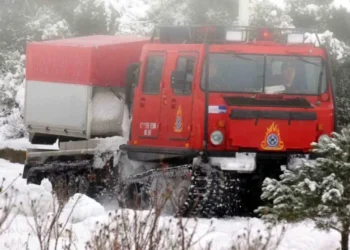 Επιχείρηση της ΕΜΑΚ για εγκλωβισμένο βοσκό  στην περιοχή Περγαντί Παλαίρου