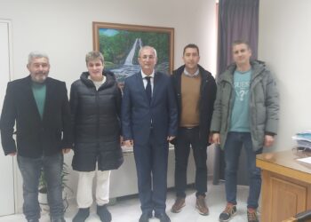 Aντιπροσωπεία του Συλλόγου Εργαζομένων ΟΤΑ Ν. Αιτωλοακαρνανίας στο Δήμο Θέρμου