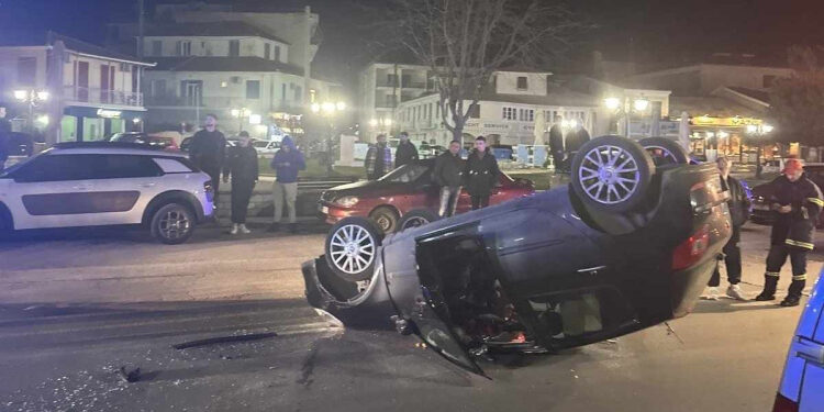 Τούμπαρε όχημα στη Λευκάδα