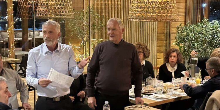 Κοπή πρωτοχρονιάτικης πίτας από το Σύνδεσμο Βετεράνων Ποδοσφαιριστών της ΑΕΜ