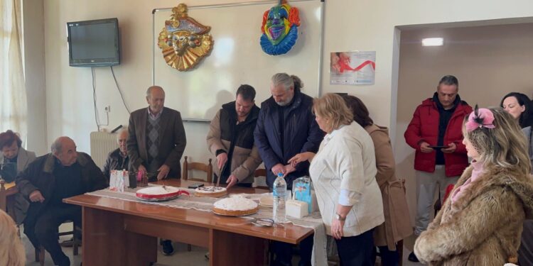 Έκοψε τη Βασιλόπιτά του το ΚΑΠΗ Δήμου Μεσολογγίου