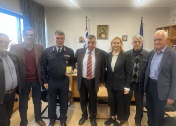 Εθιμοτυπική επίσκεψη της Ένωσης Συνταξιούχων Αστυνομίας Πόλεων και ΕΛ.ΑΣ. «Ο Άγιος Μηνάς»