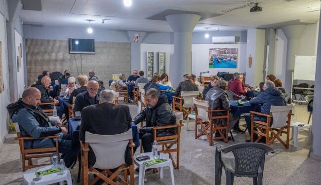 Έκοψε την πίτα του ο όμιλος μπριτζ του Δήμου Αγρινίου