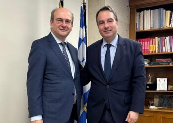 Συνάντηση Θανάση Παπαθανάση με Υπουργό Οικονομικών Κωστή Χατζηδάκη: Συζήτηση για τον Νέο Εξωδικαστικό Μηχανισμό