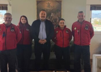 Συνάντηση Δημάρχου Μεσολογγίου με Εθελοντική Ομάδα Έρευνας & Διάσωσης Μεσολογγίου