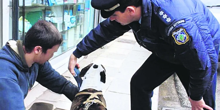 Επιασε δουλειά η αστυνομία ζώων