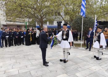 Εορτασμός 25ης Μαρτίου στο Αγρίνιο παρουσία του Υφ. Εργασίας & Κοινωνικής Ασφάλισης, Κων. Καραγκούνη