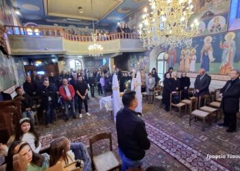 Αγία Σοφία Θέρμου, Ιερός Ναός Κοιμήσεως της Θεοτόκου, Κυριακή Δ’ Νηστειών