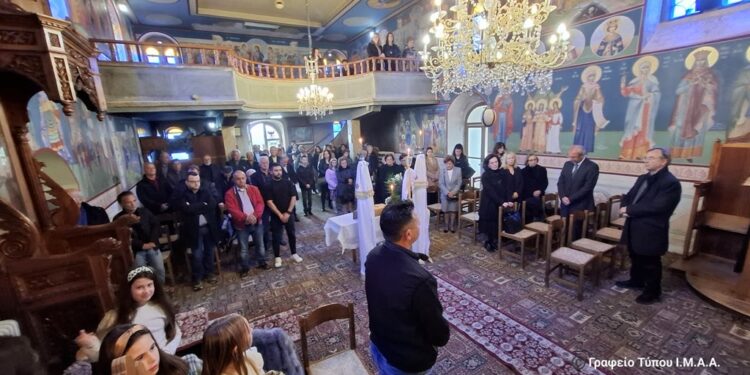 Αγία Σοφία Θέρμου, Ιερός Ναός Κοιμήσεως της Θεοτόκου, Κυριακή Δ’ Νηστειών