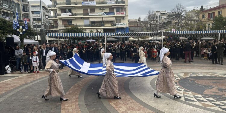 Εορτασμός 25ης Μαρτίου στο Αγρίνιο παρουσία του Υφ. Εργασίας & Κοινωνικής Ασφάλισης, Κων. Καραγκούνη