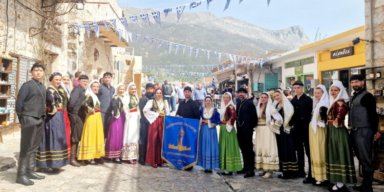 Συμμετοχή του Παγκρητίου Συλλόγου Αιτωλοακαρνανίας στις επετειακές εκδηλώσεις 17ης Μαρτίου στη Μάνη