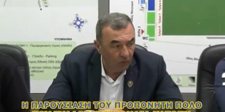 Η συνέντευξη τύπου για την παρουσίαση του προπονητή της ομάδας πόλο του Γ.Φ.Σ. Παναιτωλικού Ηλία Κατόπη