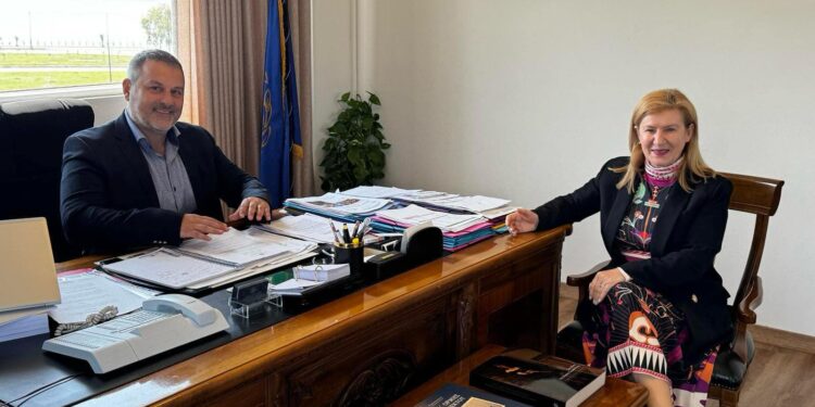 Συνάντηση εργασίας Δημάρχου Μεσολογγίου με την Διοικήτρια του Νοσοκομείου