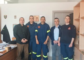 Συνάντηση Εμποροβιομηχανικού Συλλόγου Μεσολογγίου με τον Διοικητή των Πυροσβεστικών Υπηρεσιών Αιτωλοακαρνανίας