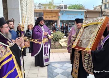 Το Μεσολόγγι υποδέχθηκε την Ιερά και Θαυματουργό Εικόνα της Υπεραγίας Θεοτόκου της Αρεθιώτισσας