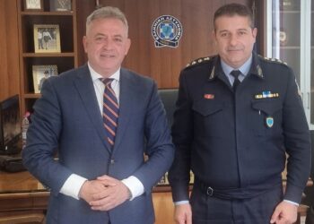 Με τον Αστυνομικό Διευθυντή Άρτας Μιχάλη Ντζιακώστα συναντήθηκε ο Δήμαρχος Γεωργίου Καραϊσκάκη