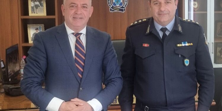 Με τον Αστυνομικό Διευθυντή Άρτας Μιχάλη Ντζιακώστα συναντήθηκε ο Δήμαρχος Γεωργίου Καραϊσκάκη