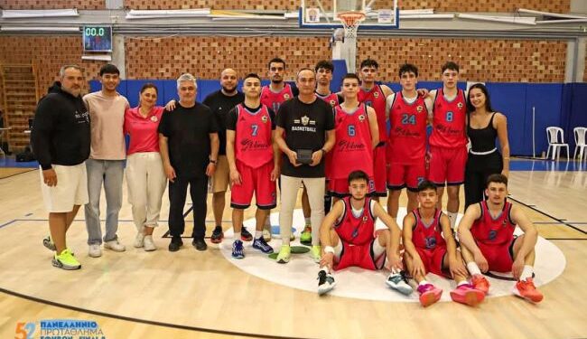 Ο Λέων Μεσολογγίου κατέκτησε την 6η θέση στο Πανελλήνιο Πρωτάθλημα Εφήβων