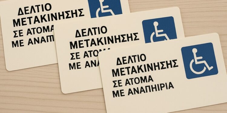 Ξεκίνησε η χορήγηση των Δελτίων Μετακίνησης ΑμεΑ για το έτος 2025 στην Αιτωλοακαρνανία