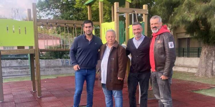 Την αναβαθμισμένη παιδική χαρά θα μπορούν να χαίρονται από αύριο τα παιδιά στον Άγιο Κωνσταντίνο