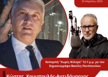 Συνέντευξη Κ.Κουμπουλή για το πρώτο Πανελλήνιο Φεστιβάλ ΚΔΑΠμεΑ στον δημοσιογράφο Β.Πανόπουλο στον energy 94.2