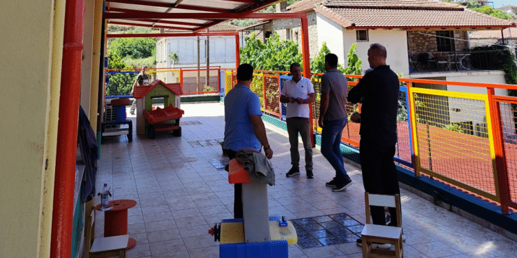 Εργασίες συντήρησης στο Νηπιαγωγείο Παραβόλας