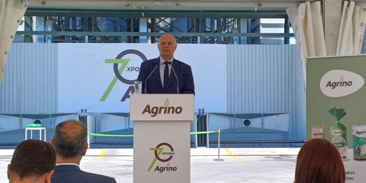 Ο ΥπΑΑΤ, Κώστας Τσιάρας, εγκαινίασε την επέκταση της νέας μονάδας της Agrino 