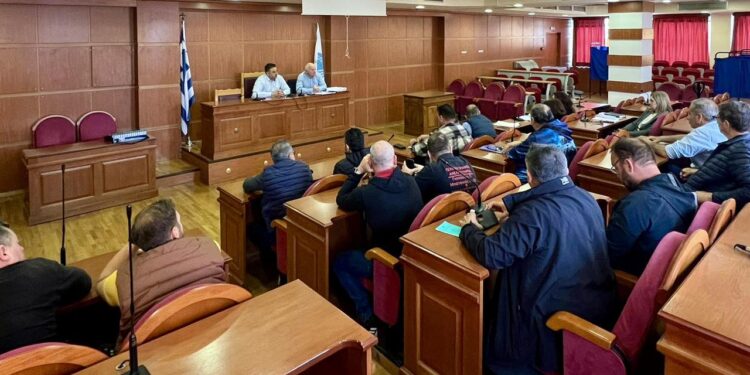 1η ενημερωτική συνάντηση εργασίας στην Π.Ε. Αιτωλοακαρνανίας με συλλόγους επαγγελματιών τεχνικών ειδικοτήτων