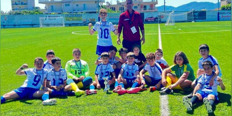 Οι ομάδες Ακαδημιών του Αμφιλόχου Κ12 & Κ10 στην 1η θέση στο 2ο αναπτυξιακό τουρνουά στο γήπεδο του Αγίου Κωνσταντίνου Αγρινίου