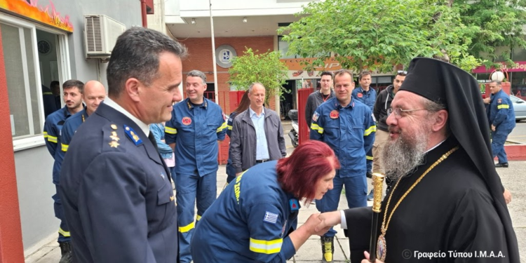 Αγιασμός στην Π.Υ. Αγρινίου