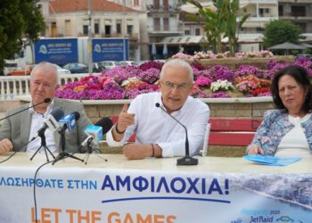 Συνέντευξη Τύπου για τους διεθνείς θαλάσσιους αγώνες Akropolis Jet Raid 2025 στην Αμφιλοχία