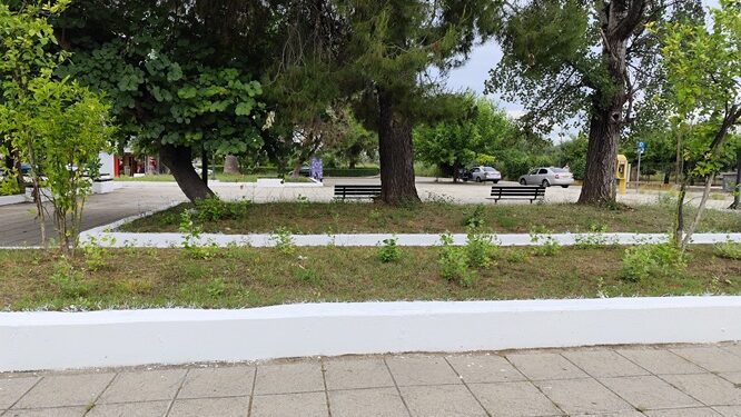 Παρεμβάσεις στην πλατεία Αγίου Ιωάννη Ρηγανά Αγρινίου