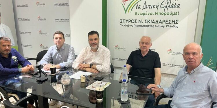 Συνάντηση Σπ. Σκιαδαρέση με αντιπροσωπεία του Συλλόγου Πολιτικών Υπαλλήλων ΥΕΘΑ/ΓΕΣ Πελοποννήσου