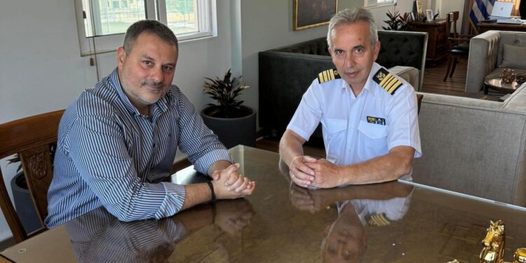 Συνάντηση Δημάρχου Μεσολογγίου με νέο Λιμενάρχη