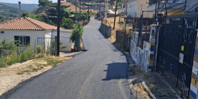Άλλαξε όψη η Περατιά με νέα άσφαλτο
