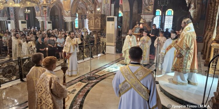 Αγρίνιο: Με λαμπρότητα εορτάσθηκε η μεγάλη δεσποτική εορτή της Πεντηκοστής