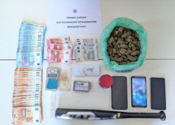 Δύο συλλήψεις στο Μεσολόγγι για διακίνηση ναρκωτικών