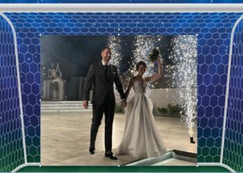 Η όμορφη Ιουλία έπσε στα δίχτυα του τερματοφύλακα του Απόλλωνα Δοκιμίου Ανδρέα Κούντρα