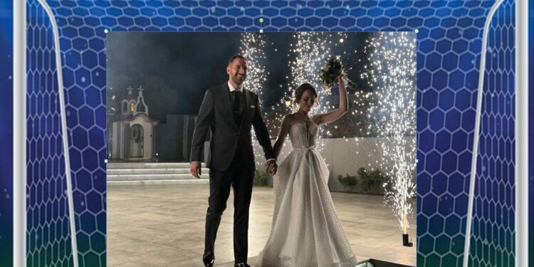 Η όμορφη Ιουλία έπσε στα δίχτυα του τερματοφύλακα του Απόλλωνα Δοκιμίου Ανδρέα Κούντρα